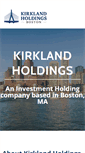 Mobile Screenshot of kirklandholdings.com